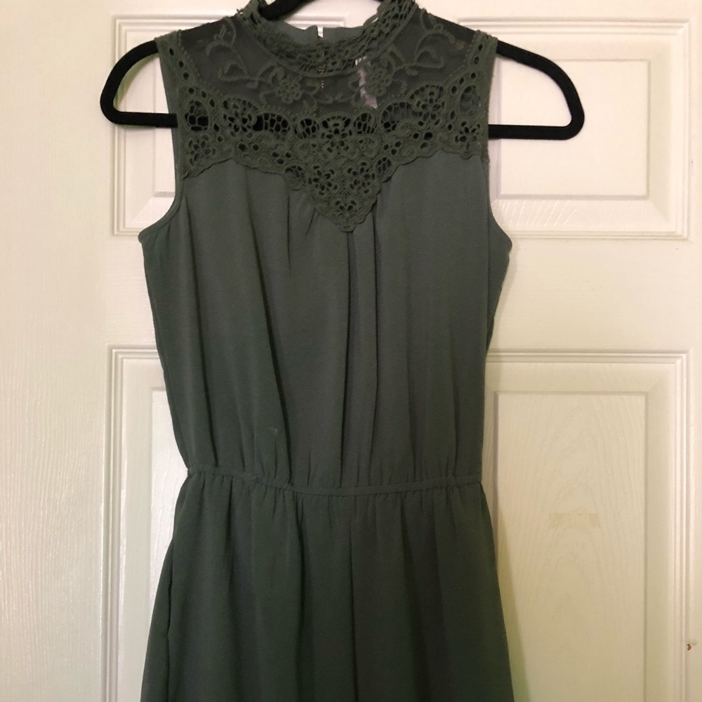 Army Green Romper